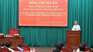 Tổng Bí thư Tô Lâm: Kon Tum và Quảng Ngãi sau khi hợp nhất sẽ thành cực tăng trưởng mới