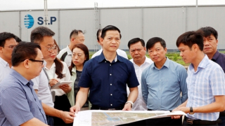 Chủ tịch UBND tỉnh Bắc Ninh kiểm tra các tiến độ dự án đầu tư xây dựng các tuyến đường