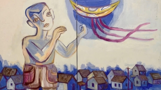 Triển lãm “Xẩm Chợ” – hồn quê Kinh Bắc qua tranh của hoạ sĩ Đỗ Bảng