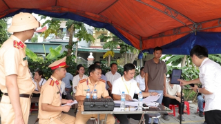 Công an Hà Nam tổ chức kỳ thi sát hạch, cấp phép lái xe