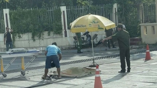 Nữ nhân viên đường sắt bị xe tải đâm tử nạn khi đang làm việc