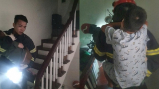 Công an TP Hà Nội kịp thời cứu 7 người thoát khỏi đám cháy trong đêm tại quận Đống Đa