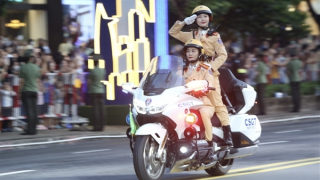 Ngắm những "mỹ nữ" CAND trong chương trình Vinh quang CAND Việt Nam