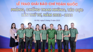 Chính thức tiếp nhận tác phẩm tham dự Giải Báo chí toàn quốc phòng, chống tham nhũng, lãng phí, tiêu cực lần thứ V