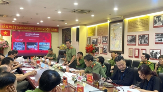 Họp Ban chỉ đạo Đại hội Khỏe Vì ANTQ và Hội thi điều lệnh, quân sự, võ thuật CAND