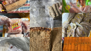 Hơn 20 tấn nội tạng bò, gà nấm mốc ém trong container