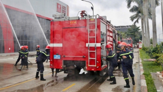 Bắc Giang diễn tập phương án chữa cháy và cứu nạn, cứu hộ cấp tỉnh