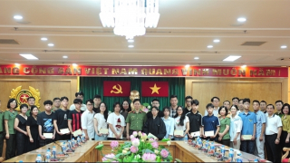 Gặp mặt con liệt sĩ, con thương binh CAND tham quan, nghỉ dưỡng tại Liên bang Nga