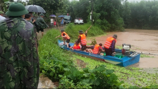Công an tỉnh Thái Nguyên huy động trên 1.000 CBCS giúp dân trong mưa lũ