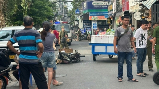 Va chạm với xe lôi, người đàn ông tử vong khi đi giao bánh mì