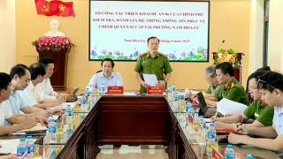 Thứ trưởng Nguyễn Văn Long kiểm tra, đánh giá hệ thống dịch vụ công 2 cấp tại tỉnh Ninh Bình