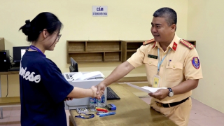 Sau ô tô, CSGT Hà Nội tiếp tục sát hạch cấp giấy phép lái xe mô tô