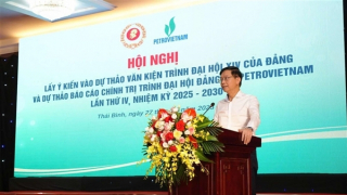 Hội CCB Petrovietnam tham gia nhiều ý kiến vào dự thảo văn kiện trình Đại hội XIV của Đảng