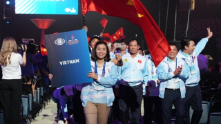 Đoàn CAND Việt Nam dự lễ khai mạc Đại hội Thể thao Cảnh sát và Lính cứu hoả thế giới