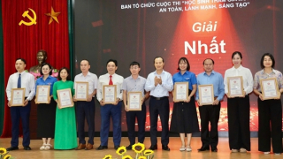 Bắc Giang trao giải Cuộc thi “Học sinh tham gia môi trường mạng an toàn, lành mạnh, sáng tạo”