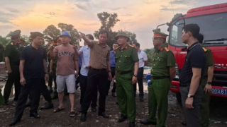 Nổ đường ống dẫn khí gây ra vụ cháy làm 4 người tử vong ở Hưng Yên