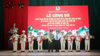 Phương châm "5 rõ" khi sáp nhập Công an tỉnh An Giang và Kiên Giang