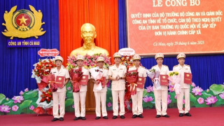 Công an tỉnh cực Nam Tổ quốc bắt tay ngay vào vận hành tổ chức bộ máy