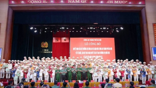 Công an TP Hà Nội ra mắt 126 Công an phường, xã theo mô hình tổ chức mới