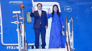 Thủ tướng tới Rio de Janeiro dự Hội nghị BRICS mở rộng và làm việc tại Brazil