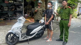 Công an phường nhanh chóng làm rõ đối tượng trộm xe máy chuyên nghiệp
