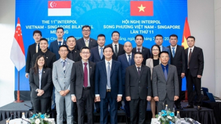 Việt Nam - Singapore tiếp tục duy trì hiệu quả Cơ chế hợp tác phòng chống tội phạm qua kênh INTERPOL