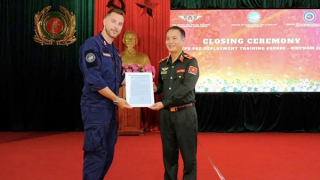 Tăng cường huấn luyện thực chiến cho cảnh sát gìn giữ hòa bình Việt Nam