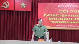 Sơ kết công tác giam giữ, cơ sở giáo dục, trường giáo dưỡng và thi hành án hình sự tại cộng đồng