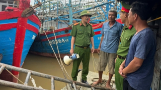 Công an các tỉnh chủ động phòng, chống bão số 3