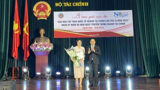 Trao giải Cuộc thi báo chí toàn quốc về ngành Tài chính