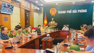 Bộ Công an thành lập Sở chỉ huy tiền phương tại Hải Phòng chủ động ứng phó bão WIPHA