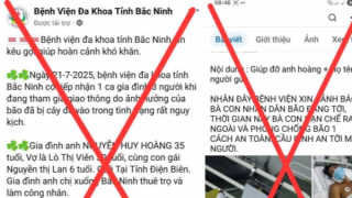 Xác minh thông tin đối tượng giả danh bệnh viện kêu gọi từ thiện