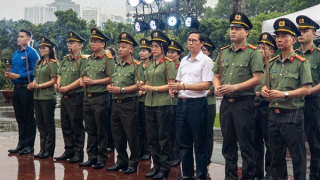 Tuổi trẻ Cục Truyền thông CAND tri ân các anh hùng liệt sĩ