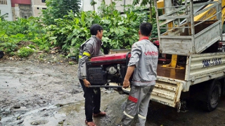 Viettel đảm bảo sóng viễn thông tại khu vực ngập lụt ở Nghệ An