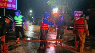 Lực lượng CAND chủ động ứng phó với mưa lớn, lũ, ngập lụt, lũ quét, sạt lở đất