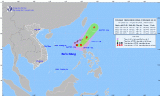 Bão số 4 mạnh cấp 10, đổi hướng liên tục