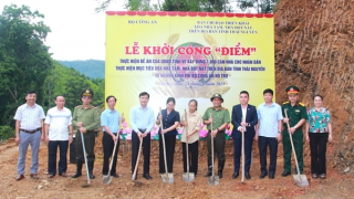 Bộ Công an tổ chức khởi công "điểm", hỗ trợ Thái Nguyên xoá 1.000 nhà tạm