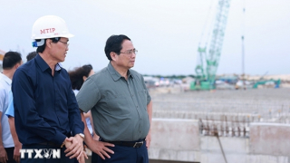 Thủ tướng Phạm Minh Chính khảo sát các dự án hạ tầng tại tỉnh Quảng Trị