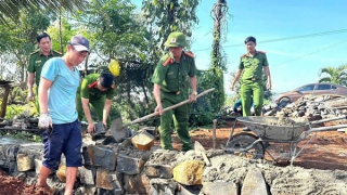 Công an tỉnh Lâm Đồng hoàn thành đợt cao điểm xoá nhà tạm, nhà dột nát