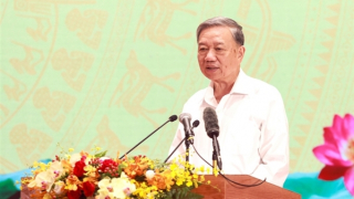 Tổng Bí thư Tô Lâm dự gặp mặt giữa Bộ Quốc phòng, Bộ Công an và Bộ Ngoại giao