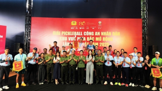 Bế mạc Giải Pickleball CAND khu vực phía Bắc mở rộng lần thứ 1 năm 2025