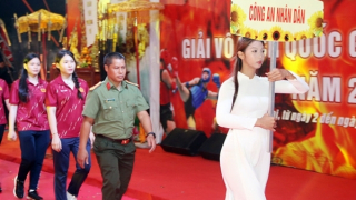 Đoàn CAND tranh tài ở Giải vô địch Võ cổ truyền Quốc gia 2025