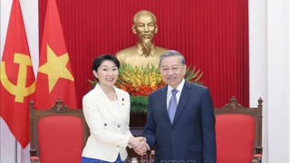 Tổng Bí thư Tô Lâm tiếp Chủ tịch Liên minh nghị sĩ hữu nghị Nhật – Việt