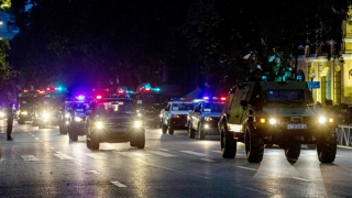 Gần 3.000 chiến sĩ Công an Hà Nội tổng duyệt diễu binh, diễu hành lúc rạng sáng