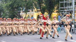 245 xe chuyên dụng của Công an Hà Nội diễu hành tại Ngày hội Vì Thủ đô bình yên