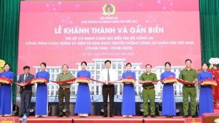 Khánh thành và gắn biển trụ sở Cơ quan CSĐT Bộ Công an