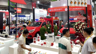 Nhiều sản phẩm PCCC, CNCH tiên tiến được trưng bày tại triển lãm quốc tế quy mô lớn