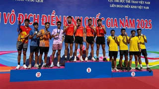 Đoàn CAND tiếp tục "gặt vàng" tại Giải vô địch Điền kinh Quốc gia 2025