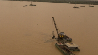 Vĩnh Long: Thanh tra chỉ ra loạt sai phạm trong khai thác khoáng sản cát sông