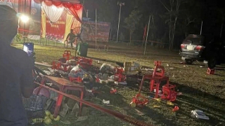 Cán bộ xã gây tai nạn làm 1 người chết, 10 người bị thương